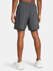 Under Armour Kraťasy UA LAUNCH 7'' 2-IN-1 SHORTS-GRY S