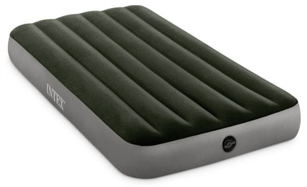 nafukovacia posteľ matrac Intex Dura Beam Twin sivá zelená farba nosnosť