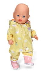 BABY born Súprava do dažďa Deluxe, 43 cm - žltá