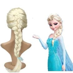 FunCo Elsa Frozen parochňa s vrkôčikom 60cm