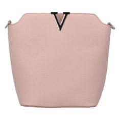 BELLA BELLY Štýlová dámska kožená crossbody kabelka Sena, ružová