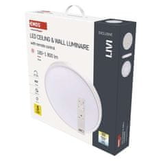 EMOS LED svietidlo LIVI 40 cm, 30 W, teplá studená biela, stmievateľné s diaľkovým ovládaním