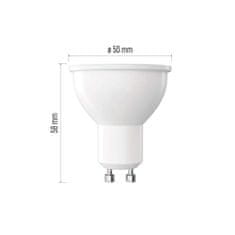 EMOS LED žiarovka Classic MR16 / GU10 / 7 W(60 W) / 800 lm / teplá biela / krokovo stmievateľná