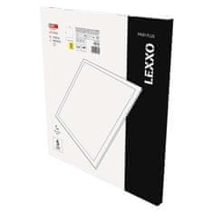 EMOS LED panel LEXXO backlit 60×60, štvorcový vstavaný biely, 30W UGR neut. b.