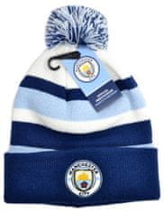 FAN SHOP SLOVAKIA Zimná čiapka Manchester City FC, modro-biela