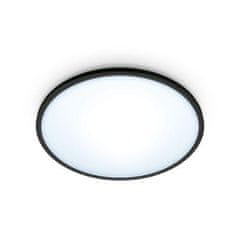 WiZ LED Stropné prisadené svietidlo WiZ Superslim 8719514337992 14W 1300lm 2700-6500K IP20 24,2cm čierne, stmievateľné