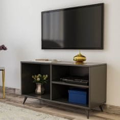 Kalune Design TV stolík ZISINO 100 cm antracitový