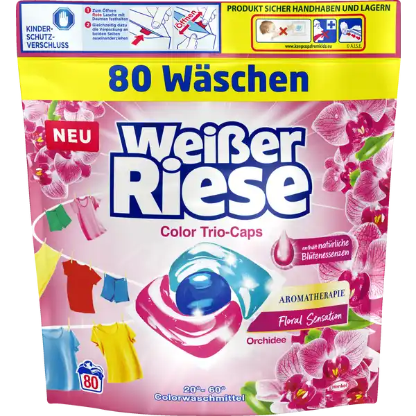 Weißer Riese COLOR ORCHIDEE kapsule na pranie 80 ks.