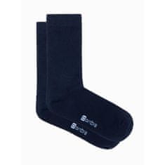 OMBRE Pánske ponožky LUCY námornícka modrá 3-pack MDN20874 Univerzálne
