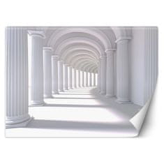 shumee Fototapeta, Tunel abstrakcia biela - 150x105