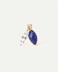 PDPAOLA Pozlátená single náušnice Lapis Lazuli Vanila PG01-065-U