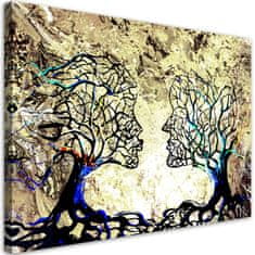 shumee Obraz na plátne, Kiss tree love abstraction - 90x60