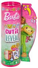 Barbie Cutie Reveal Barbie v kostýme - psík v zelenom kostýme žabky HRK22