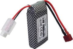 YUNIQUE GREEN-CLEAN Sada 2 LiPo batérií 7.4V 2000mAh s T-plug a nabíjačkou 2v1 - kompatibilná s RC modelmi 9200, 9200E, 200E, 9202E, HM101, 9125, S920, S921, HB101 a WLtoys