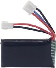 YUNIQUE GREEN-CLEAN Sada 2 LiPo batérií 7.4V 600mAh 35C 2S s Molex Plug - kompatibilná s FMS FCX24 RC osobným nákladným autom a elektrickými lezeckými vozidlami