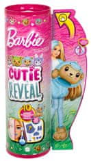 Barbie Cutie Reveal Barbie v kostýme - medvedík v modrom kostýme delfína HRK22