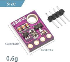 YUNIQUE GREEN-CLEAN Digitálny presný snímač BME280-5V - modul barometrického tlaku, teploty a vlhkosti I2C / SPI 5V pre domácich majstrov