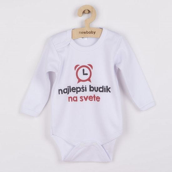 NEW BABY Body s potlačou najlepší budík na svete