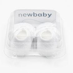 NEW BABY Dojčenské krajkové capačky biela 12-18 m Biela