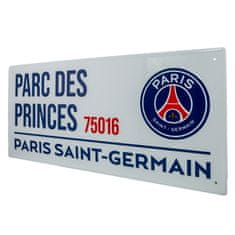 Fan-shop Plechová cedule PSG white