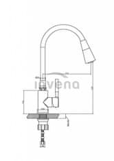 Invena Drezová batéria hula, béžová (BZ-85-L03-L)