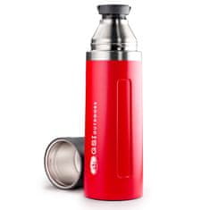 Gsi Termoska GSI Outdoors Glacier Stainless Vacuum Bottle 1L červená