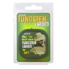 E.S.P ESP šnúrka Tungsten Loaded 10m 20lb 9,1kg Weedy Green Soft