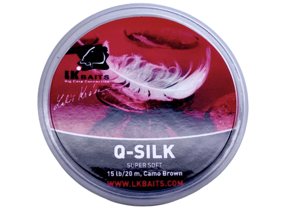Lk Baits šnúrka Q - Silk 15lb 20m Camo Brown
