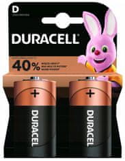 Duracell Basic alkalická batéria 2 ks (D)