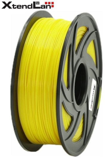 XtendLan PLA filament 1,75 mm žltý 1kg