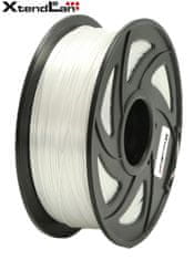 XtendLan PLA filament 1,75mm lesklý biely 1kg