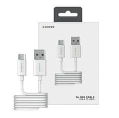 2-Power kábel USB-A TO USB-C, 1M