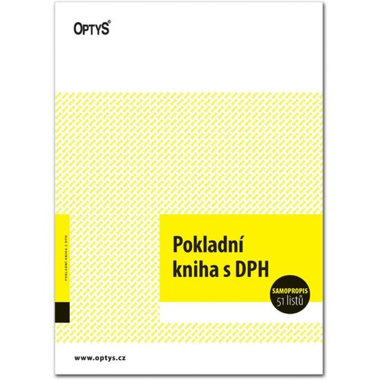 Optys Kniha pokladníčka s DPH