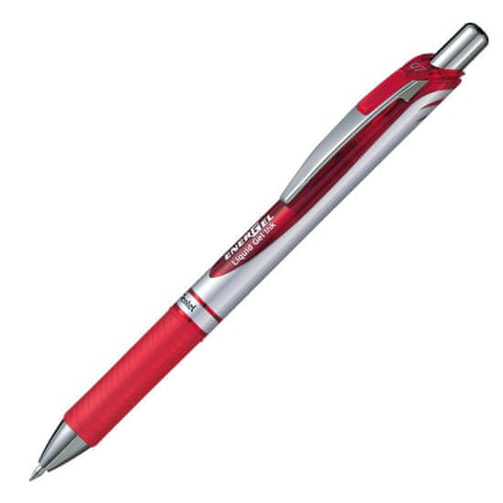 Pentel Gélový roller Energel - červený, 0,7 mm