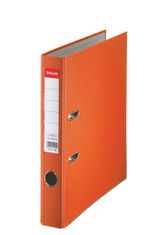 Esselte Zakladač pákový Economy - A4, kartónový, šírka chrbta 5 cm, oranžový