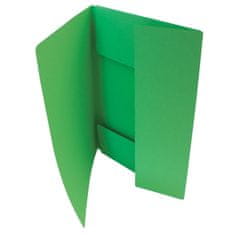 HIT Papierové dosky s chlopňami Office - A4, zelené, 50 ks