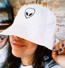 Camerazar Rybársky klobúk BUCKET HAT, biely, polyester a bavlna, univerzálna veľkosť 52-58 cm