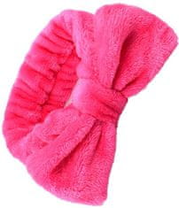 For Fun & Home Kozmetická mašľa do vlasov Soft Spa, materiál fleece, univerzálna veľkosť, šírka 14 cm