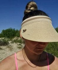 Camerazar Slnečný klobúk s mäkkým slameným šiltom, UV ochrana, univerzálny obvod