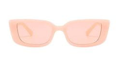 Camerazar Hranaté slnečné okuliare s mačacími očami, ružový rám, UV filter 400 cat.3, šírka mostíka 20 mm