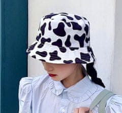 Camerazar Obojstranná rybárska čiapka BUCKET HAT, biela/čierna, polyester/bavlna, univerzálna veľkosť 55-59 cm