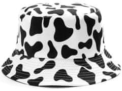 Camerazar Obojstranná rybárska čiapka BUCKET HAT, biela/čierna, polyester/bavlna, univerzálna veľkosť 55-59 cm