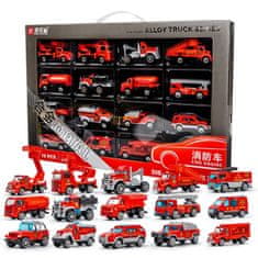 CAB Toys Požiarnické autíčka balenie 15ks - Fire Car set