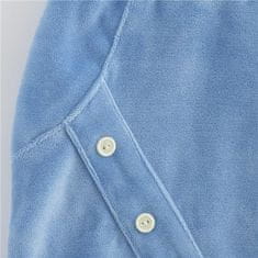 NEW BABY Dojčenské semiškové tepláky New Baby Suede clothes modrá 92 (18-24m)