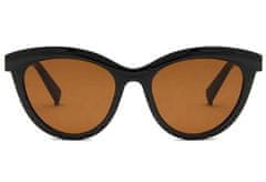 Camerazar Dámske slnečné okuliare Cat Eye - plastové, filter UV400, rozmery 145-22-51 mm