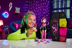 Monster High Skulltimate Secrets bábika Neon - Draculaura HPD59