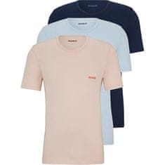 Hugo Boss 3 PACK - pánske tričko HUGO Regular Fit 50480088-680 (Veľkosť XXL)