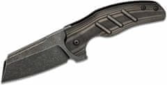 Kizer Ki4488A3 C01C Carbon Fiber vreckový nôž 8,4 cm, celočierny, Stonewash, uhlíkové vlákno