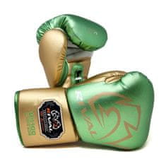 Noah Šnurovanie Boxerské rukavice RIVAL RS100 Professional - zeleno/zlaté