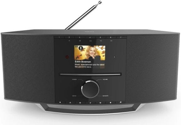 moderný rádioprijímač hama dir3510scbtx internetové rádio dab plus rozhlas fm tuner lcd displej Bluetooth wifi stereo reproduktory